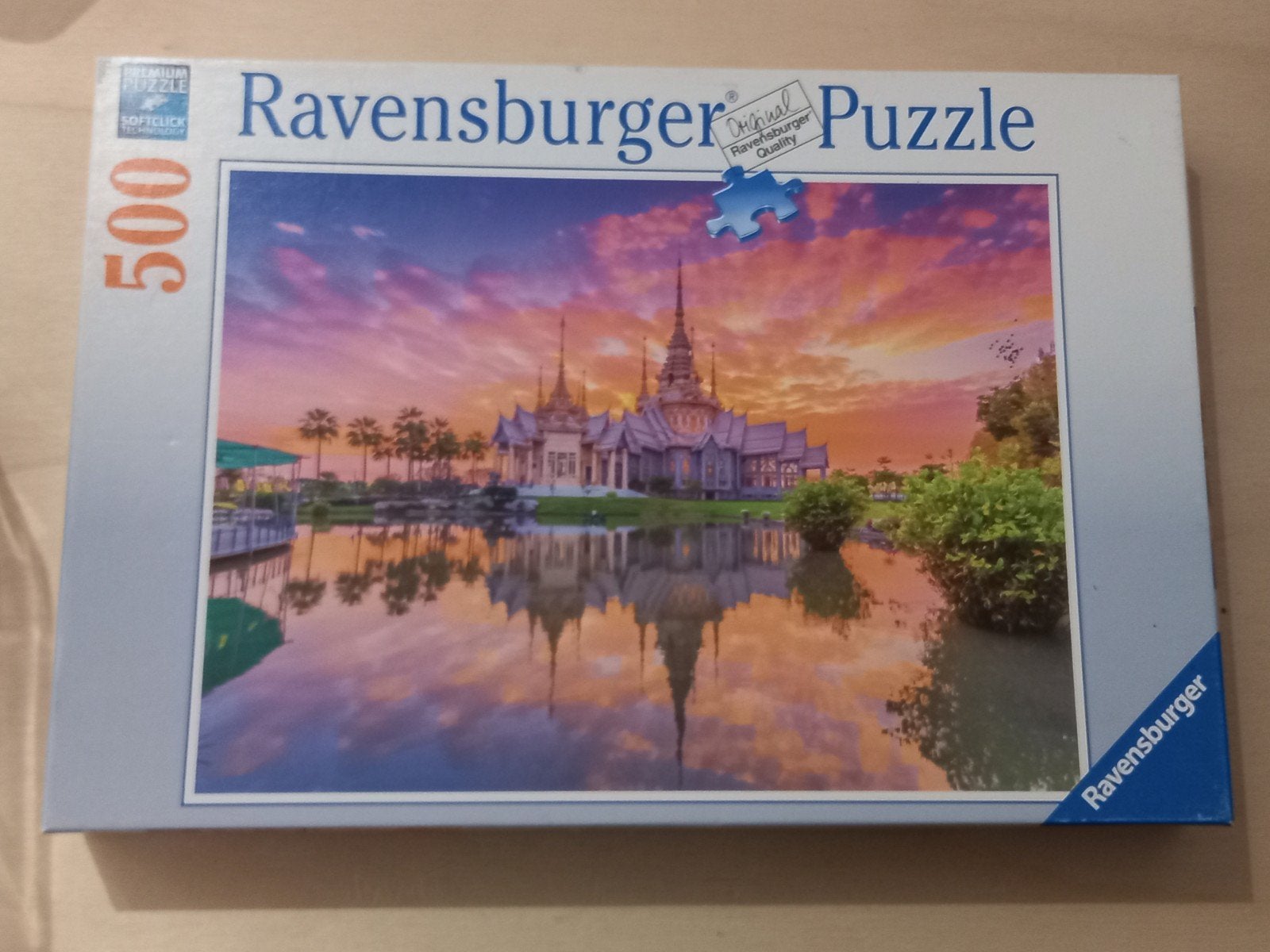 Puzzel 500 stuks - Wai Thai, Thailand, Ophalen of Verzenden, 500 t/m 1500 stukjes, Gebruikt, Legpuzzel