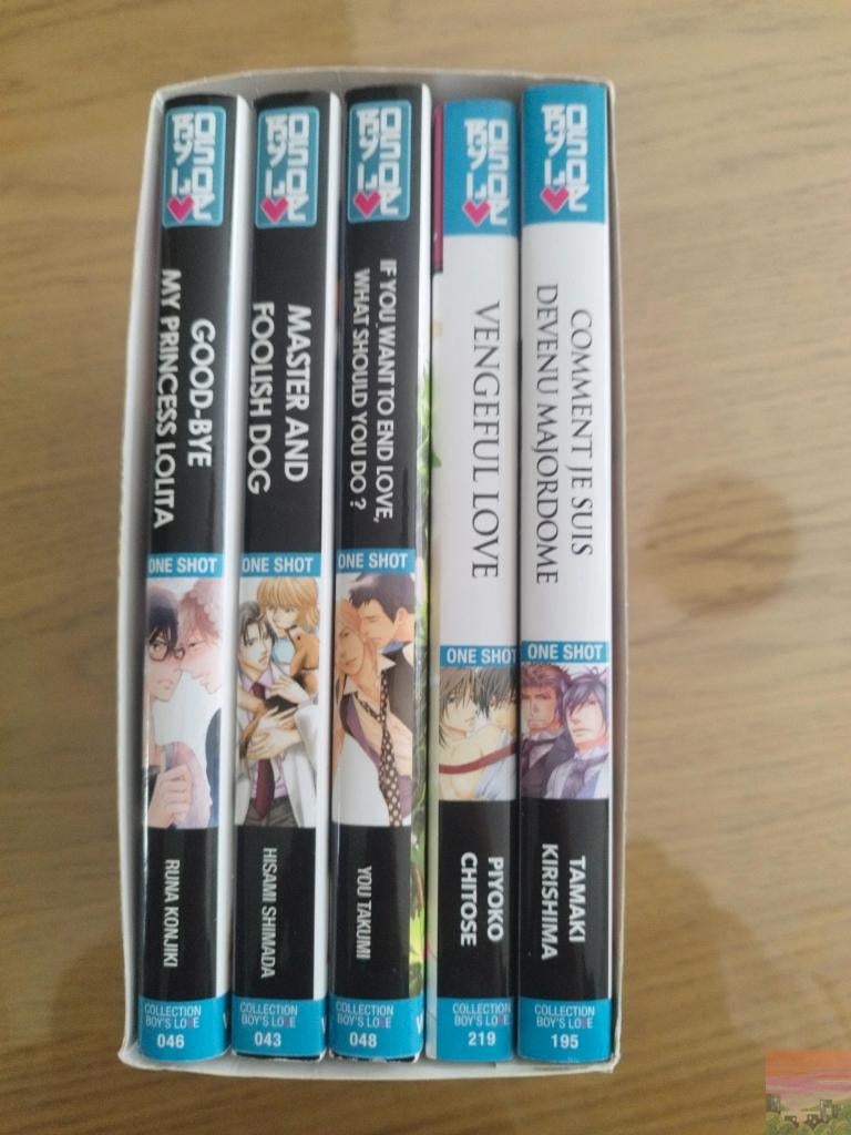Coffret Rare Pack Mangas Yaoi N11 - Intégral 5 Tomes, Enlèvement, Utilisé, Non-fiction
