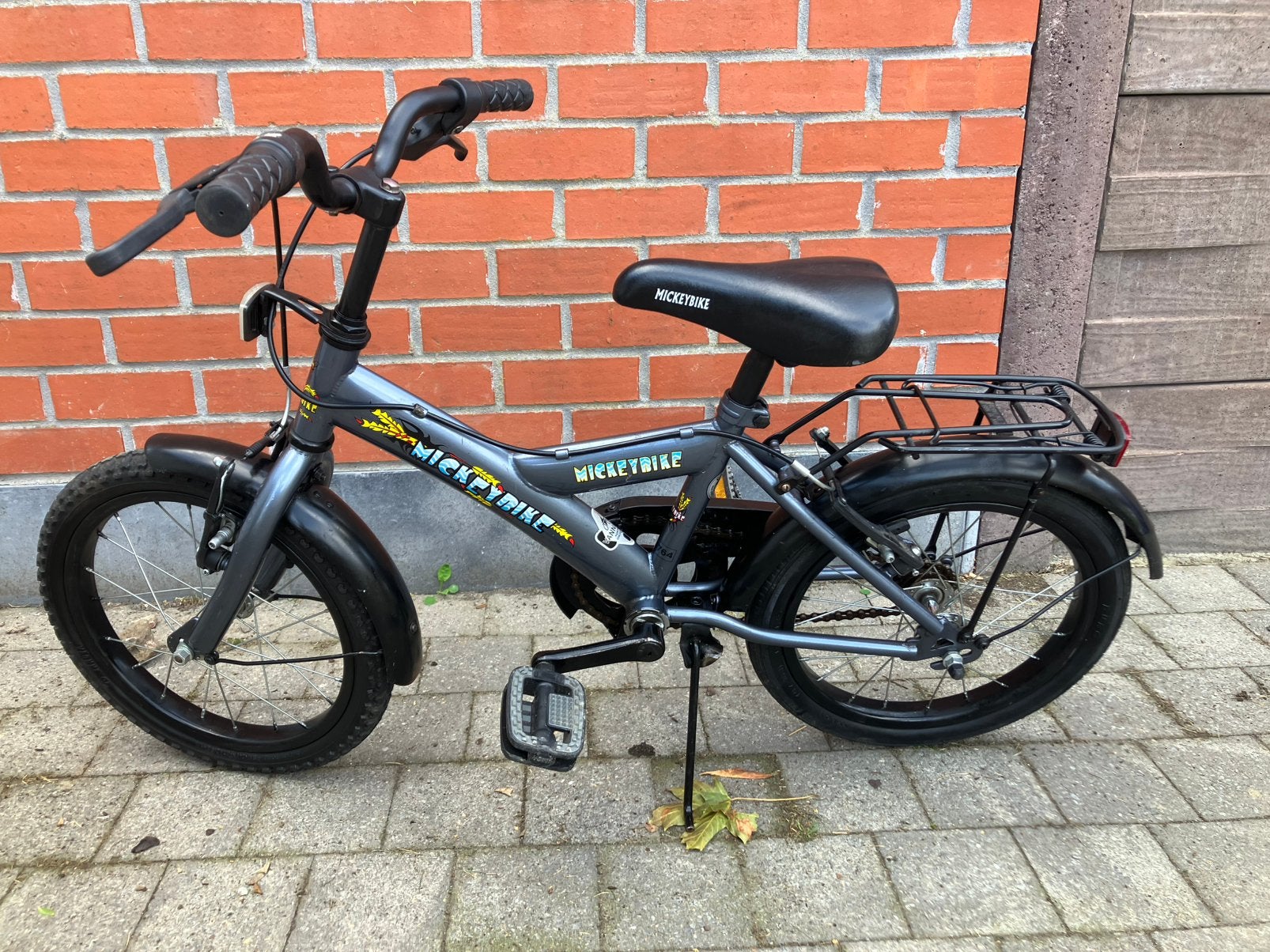Kinderfietsje 16 inch, Ophalen, Gebruikt, Velgrem, 16 tot 20 inch