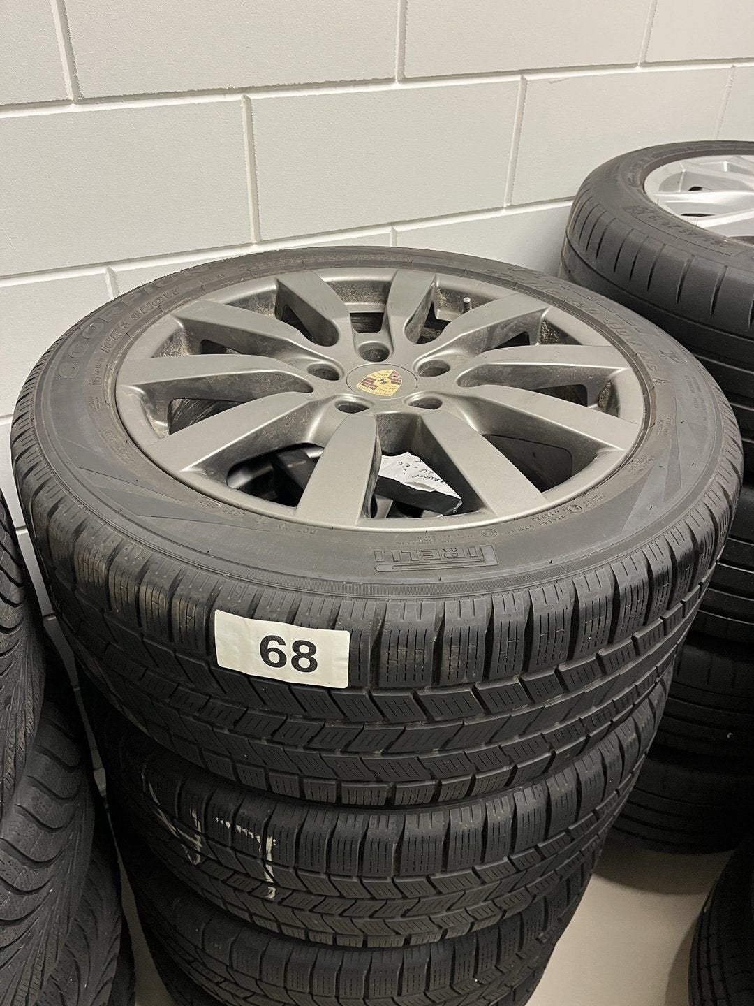 nr.68 S 4x 20inch Porsche Cayenne velgen Pirelli scorpion wi, Pneus et Jantes, Pneus hiver, -, 275 mm