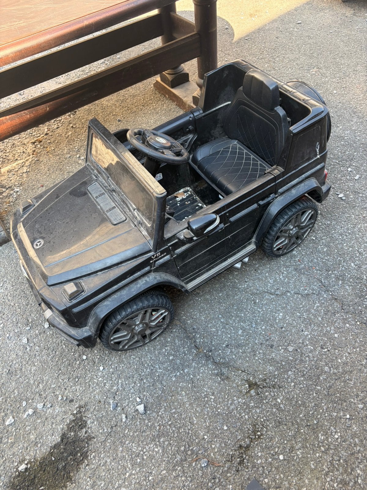 Elektrische auto mercedes kapot, Ophalen, Gebruikt
