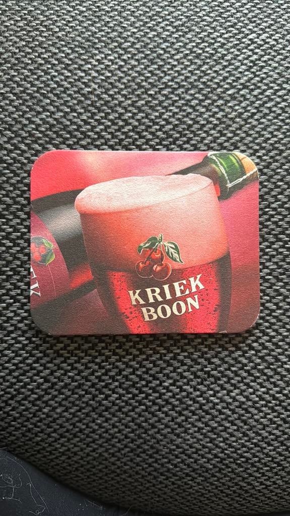 Bierviltje Kriek Boon, Verzamelen, Ophalen of Verzenden, Nieuw, Viltje(s), Overige merken