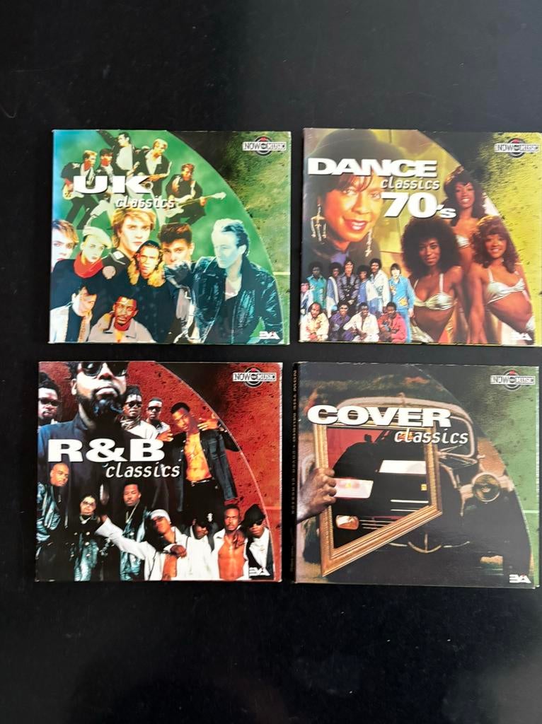 4 CD’s: Uk en Dance 79’s en R&B en Cover Classics, Cd's en Dvd's, Ophalen of Verzenden, Gebruikt, Overige genres