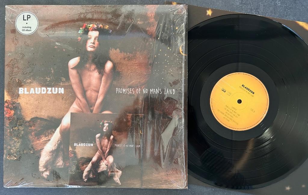 BLAUDZUN - Promises of no man's land ( LP w/CD; NMINT ), Envoi, Comme neuf, 12 pouces, Pop rock