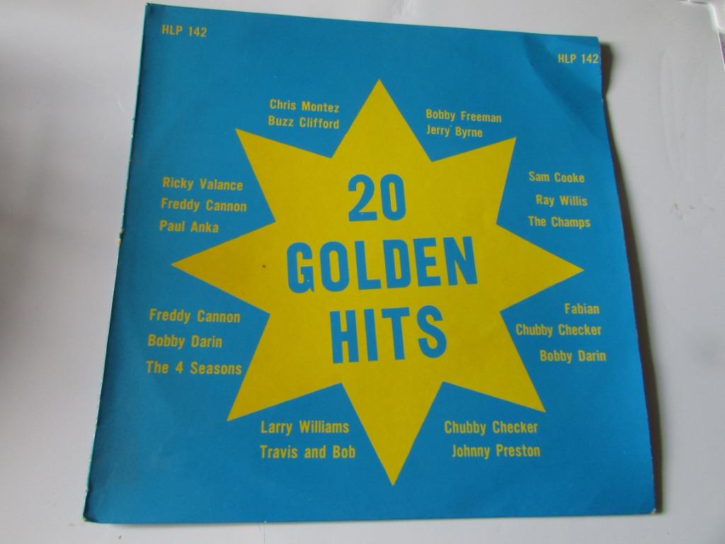 20 GOLDEN HITS , PAUL ANKA , CHUBBY CHECKER ... LP, Cd's en Dvd's, Ophalen of Verzenden, Gebruikt, 12 inch