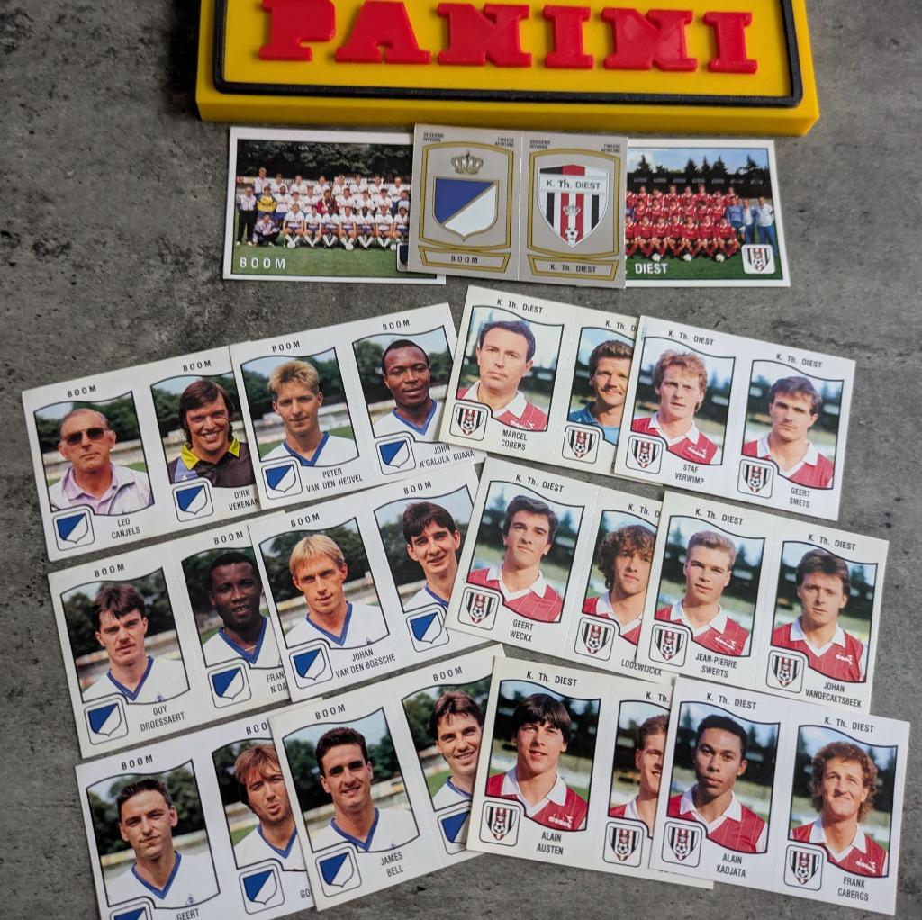 PANINI FOOTBALL 90 BOOM/DIEST 15 AUTOCOLLANTS FOOTBALL 1990, Envoi, Neuf
