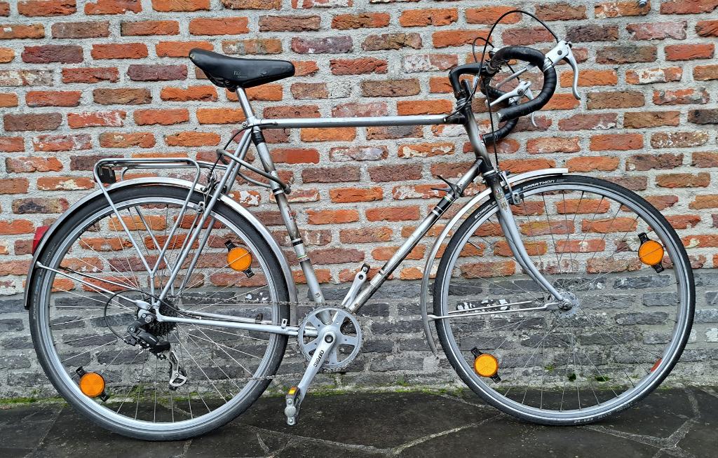 Koersfiets retro, Fietsen en Brommers, Ophalen, Gebruikt