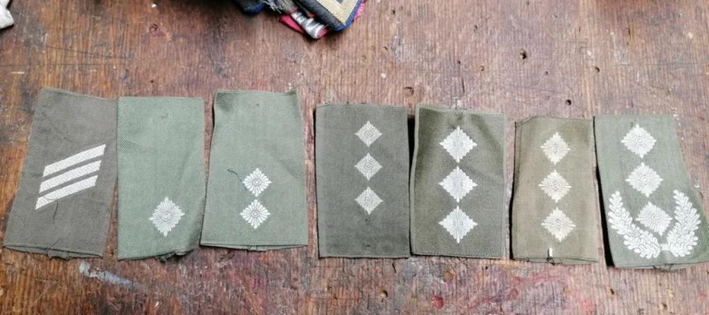 BW schoudervullingen van de Duitse militaire politie, Verzenden