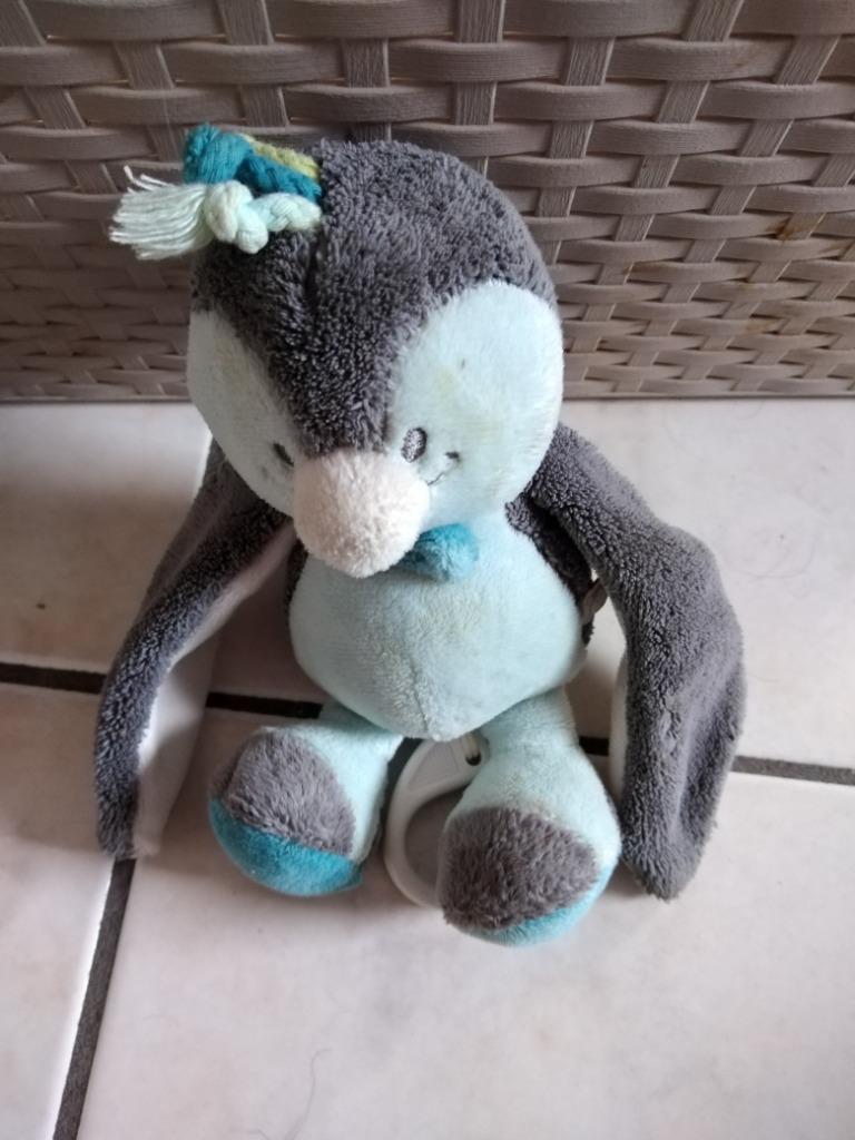 knuffel noukie,s muziekdoos pinguin (doos 59), Ophalen of Verzenden, Zo goed als nieuw