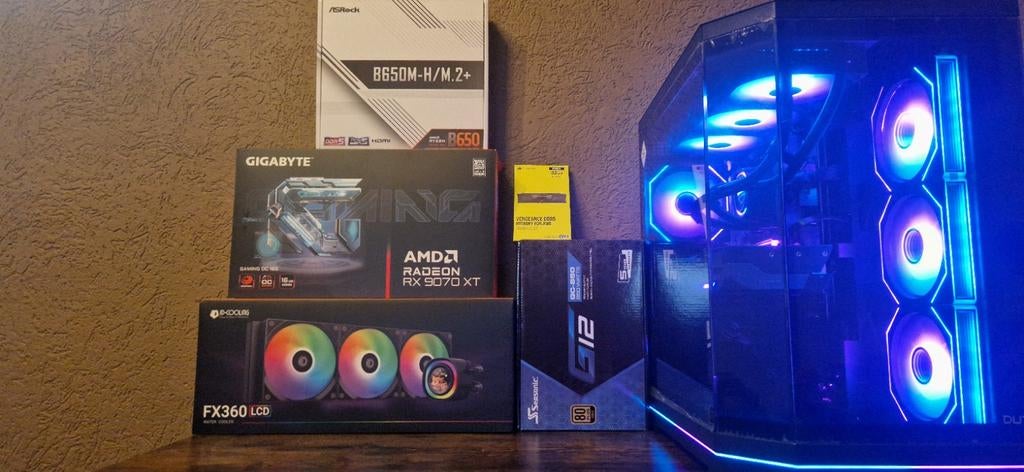 🔥Gaming PC | 7800X3D | 9070 XT 16gb | 32GB DDR5 | garantie✅, 32 GB, Nieuw, Ophalen of Verzenden, Gaming pc