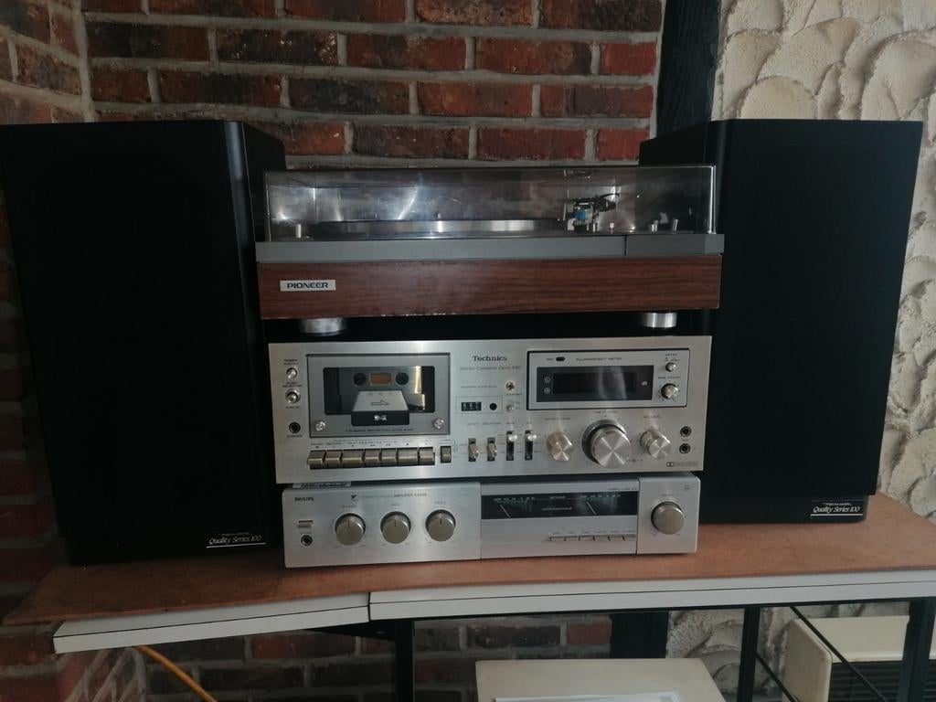 Tourne-disque Pioneer PL-115D - Lecteur de cassettes Sterio, Enlèvement, Utilisé, Philips