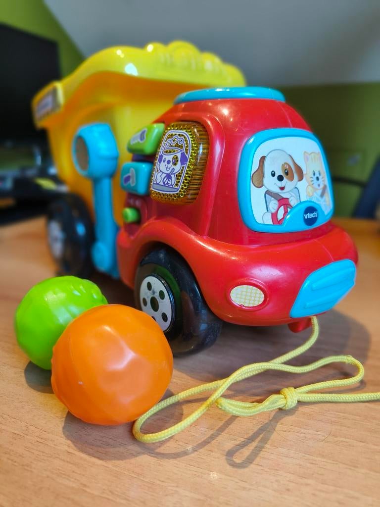 Vtech Telpret kiepwagen, Kinderen en Baby's, Ophalen of Verzenden, Gebruikt, 6 maanden tot 2 jaar