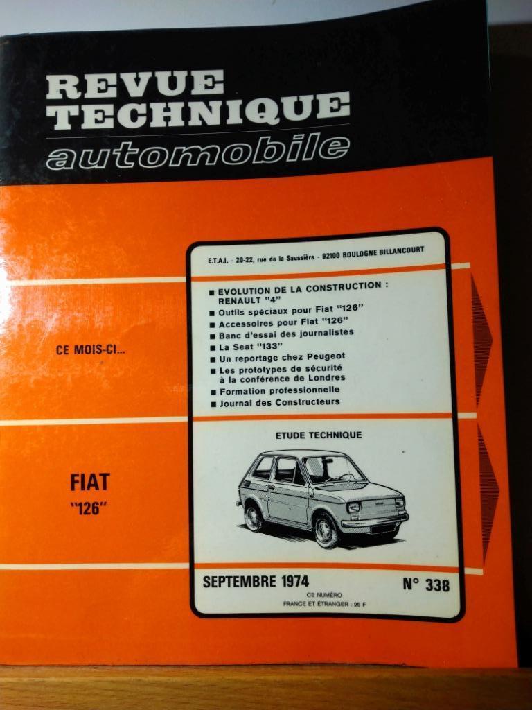 RTA - Fiat 126 - Renault 4 - n 338, Envoi