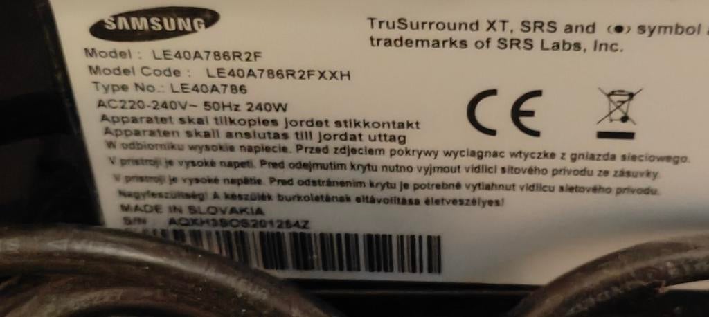 TV Samsung LCD 40 pouces, Ophalen, Zo goed als nieuw, LCD, Samsung