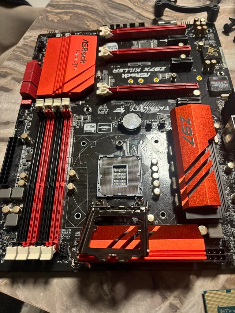 Moederbord asrock inc cpu i7, Enlèvement, Comme neuf, Intel