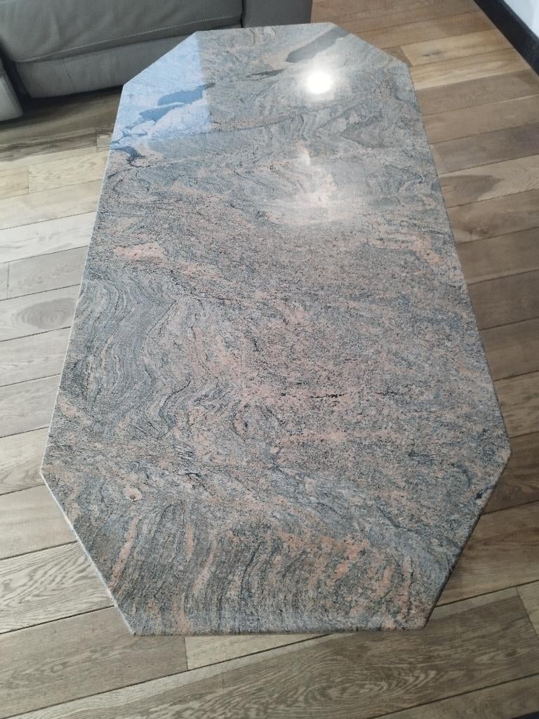 Table de salon en granit ( pierre naturelle )neuve!, Neuf, 100 à 150 cm, Enlèvement, 50 à 100 cm