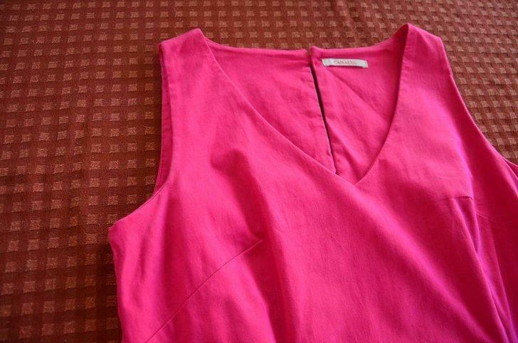 T.38 "CAMAIEU" NEUF=49€ - Robe fuschia droite, sympa, Ophalen of Verzenden, Gedragen, Maat 38/40 (M), Roze