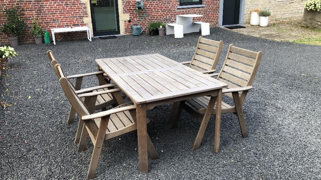 Chaise de jardin - bois (Australian Redwood), Enlèvement, Utilisé, Bois