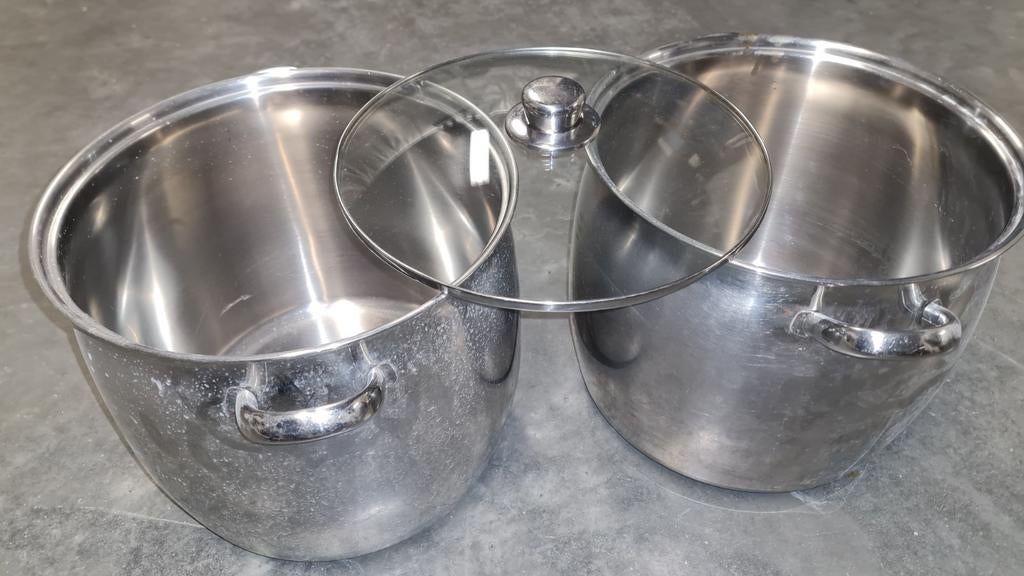 Kookpotten inox, Ophalen, Inox
