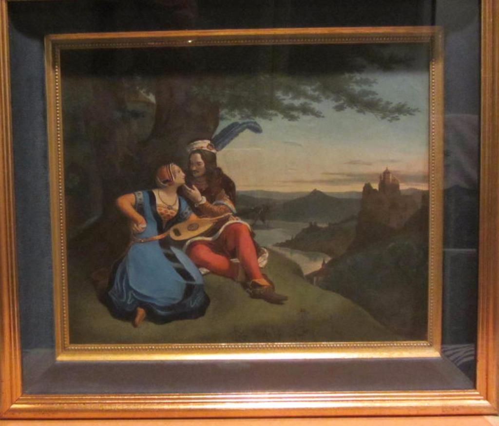 Litho : Franz Parger : "De Verliefden"., Antiek en Kunst, Kunst | Litho's en Zeefdrukken, Ophalen of Verzenden