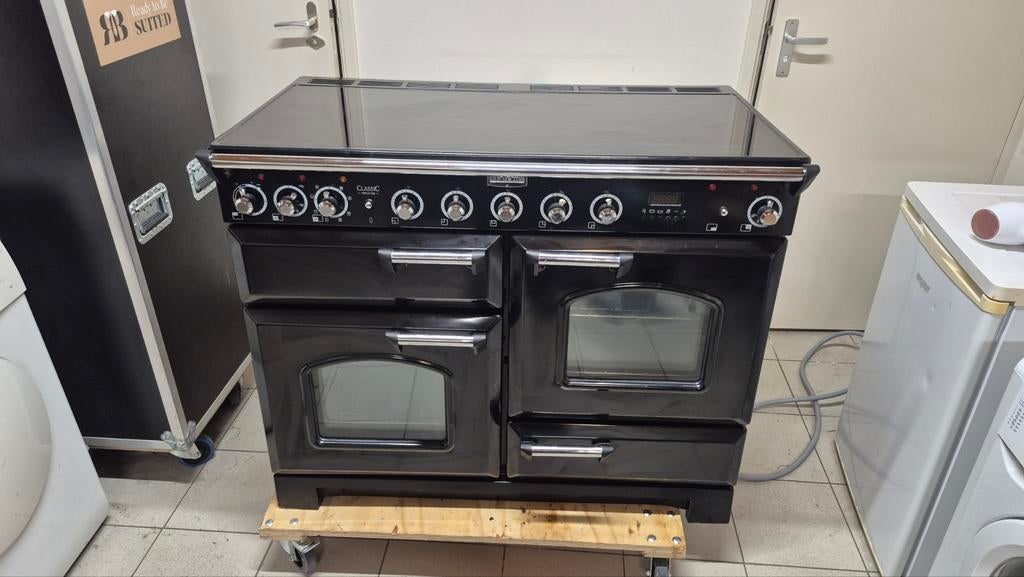 Falcon Classic 110 zwart inductie, Elektronische apparatuur, Ophalen of Verzenden, Grill, Elektrisch