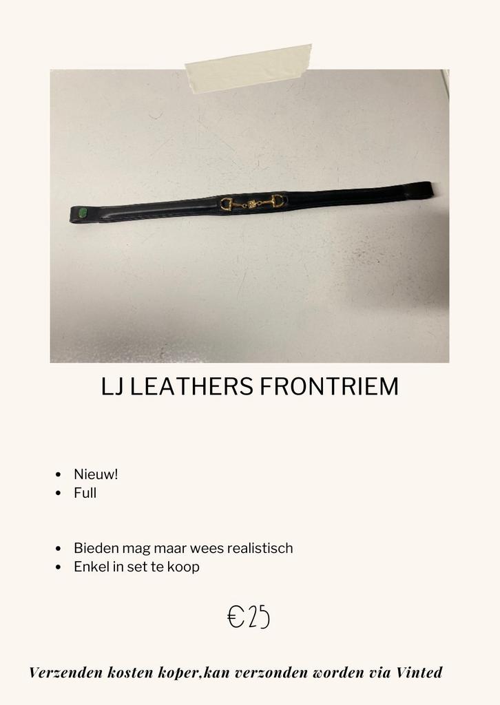 Nieuwe frontriem, Dieren en Toebehoren, Ophalen, Zo goed als nieuw, Dressuur