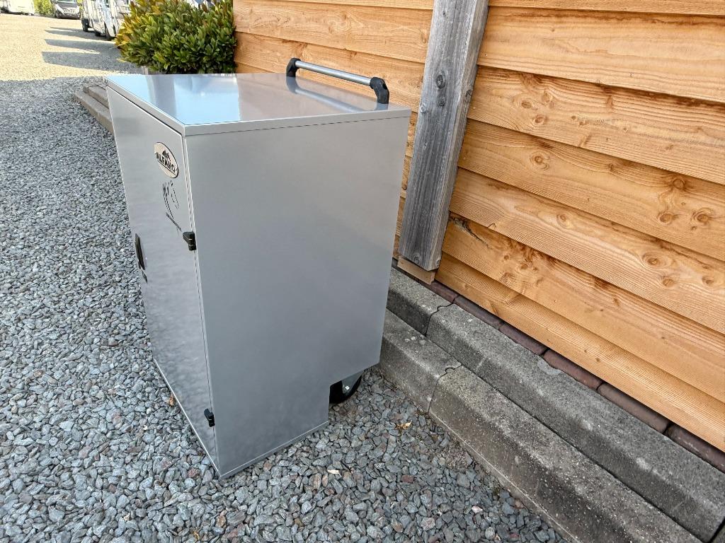 MINI ECONOMY 160 HARD ZILVER saddle box Alfako, Ophalen, Nieuw, Overige soorten