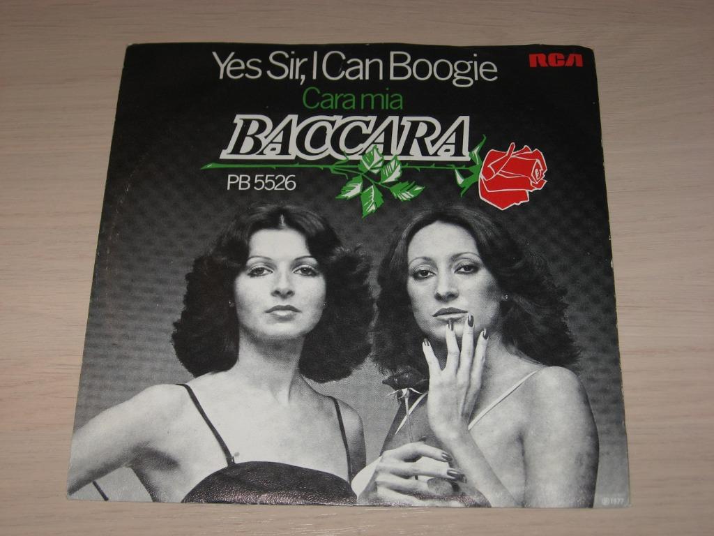 disque vinyl 45 tours Baccara ‎– Yes Sir, I Can Boogie, Ophalen of Verzenden, Zo goed als nieuw, Disco