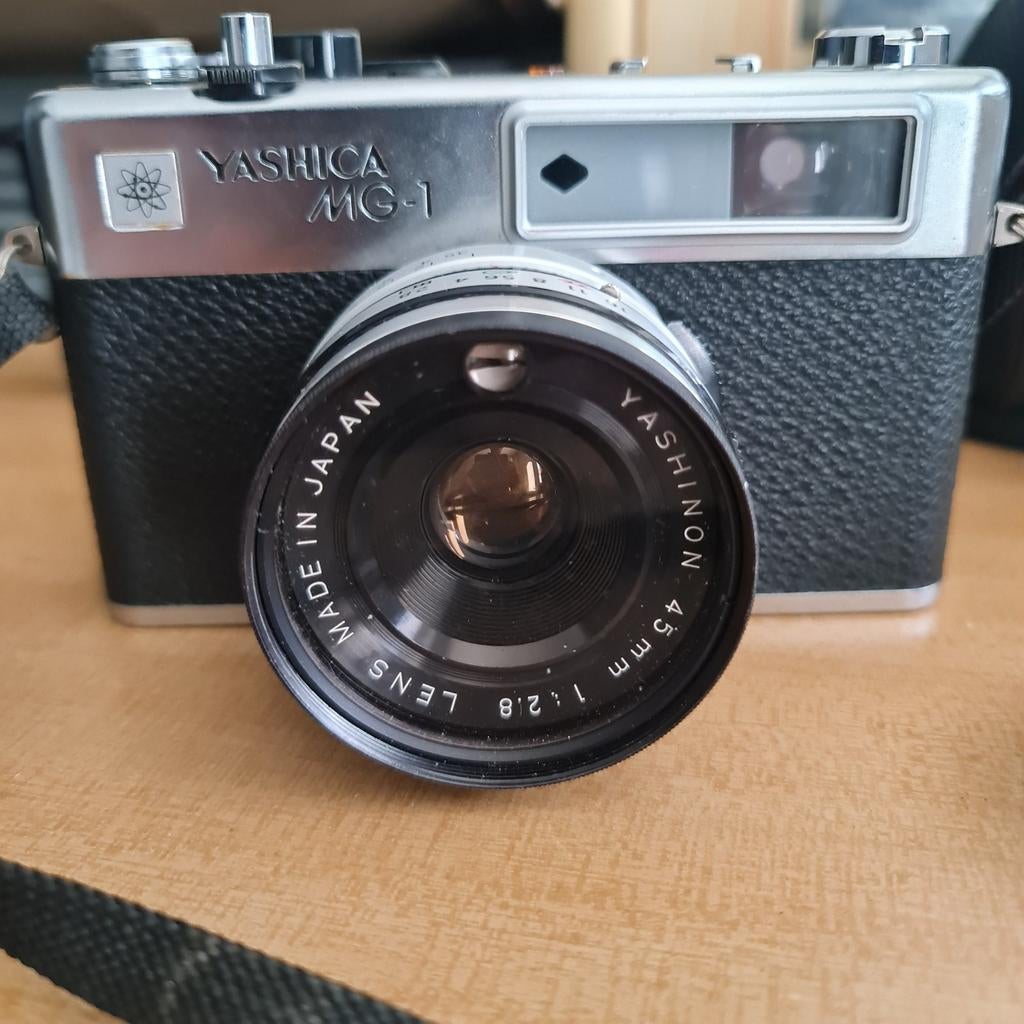 Yashica MG-1 in uitstekende staat, Ophalen of Verzenden, Gebruikt