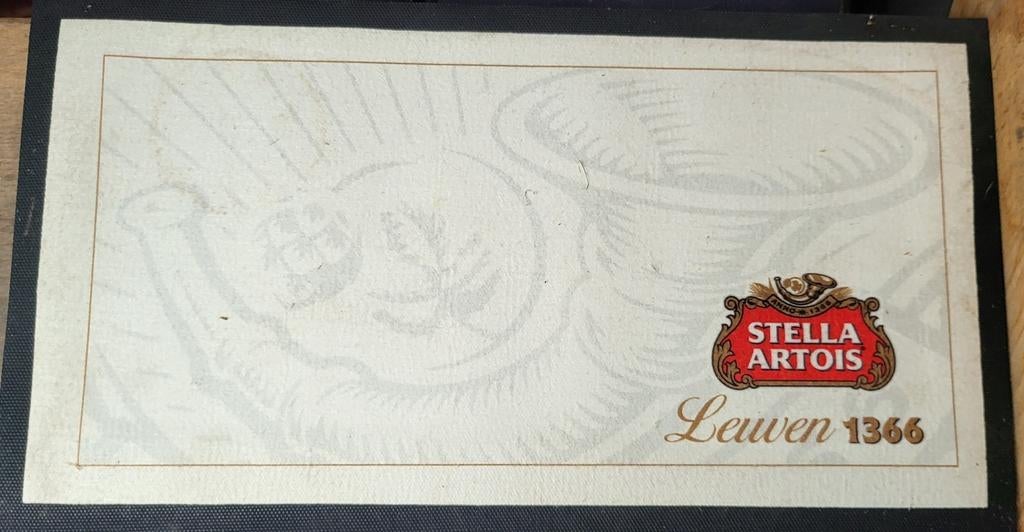 Tapis de comptoir Stella Artois, Collections, Marques de bière, Comme neuf, Stella Artois, Enlèvement ou Envoi
