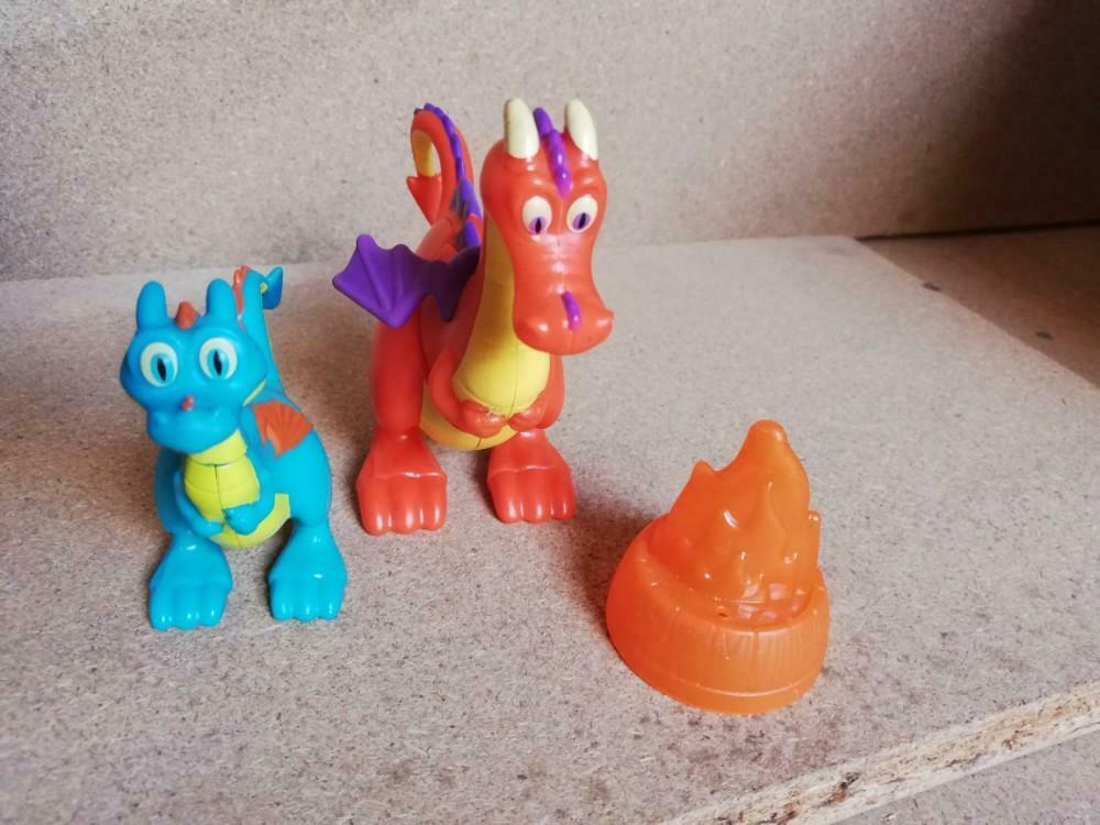Figurines de Mike le chevalier : Azul et Flammeche, Collections, Enlèvement ou Envoi, Comme neuf