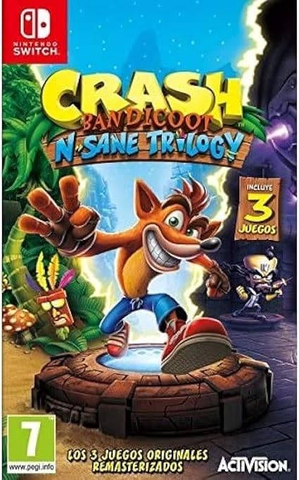 Nintendo | Crash Bandicoot N. Sane Trilogy | GRATIS LEVERING, Games en Spelcomputers, Games | Nintendo Switch, Nieuw, Avontuur en Actie