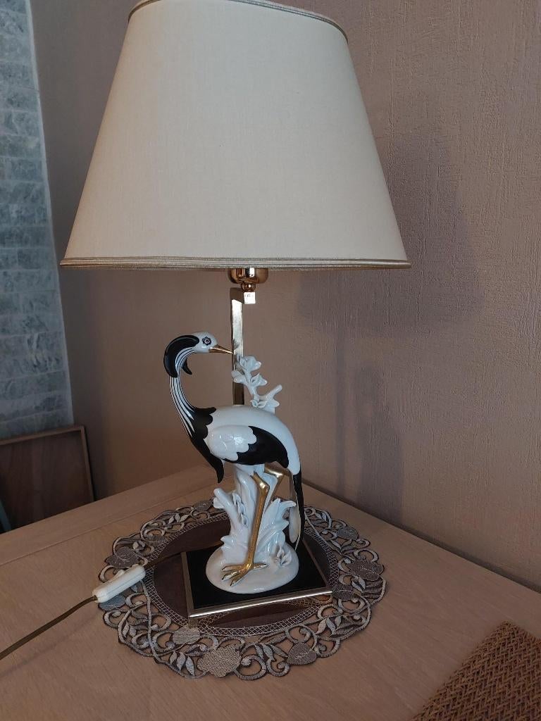Societa Porcellane Artistiche - Tafelamp, Antiek en Kunst, Ophalen of Verzenden