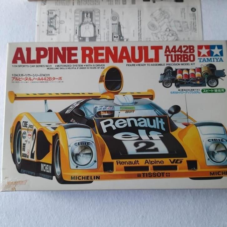 TAMIYA kit VINTAGE : ALPINE RENAULT AA442B TURBO*NIEUW*1/24, Hobby en Vrije tijd, Ophalen, Auto, Groter dan 1:32, Nieuw