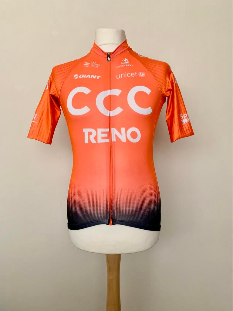 CCC Reno 2019 worn by Michael Schär Tour de France shirt, Enlèvement ou Envoi, Comme neuf, Vêtements