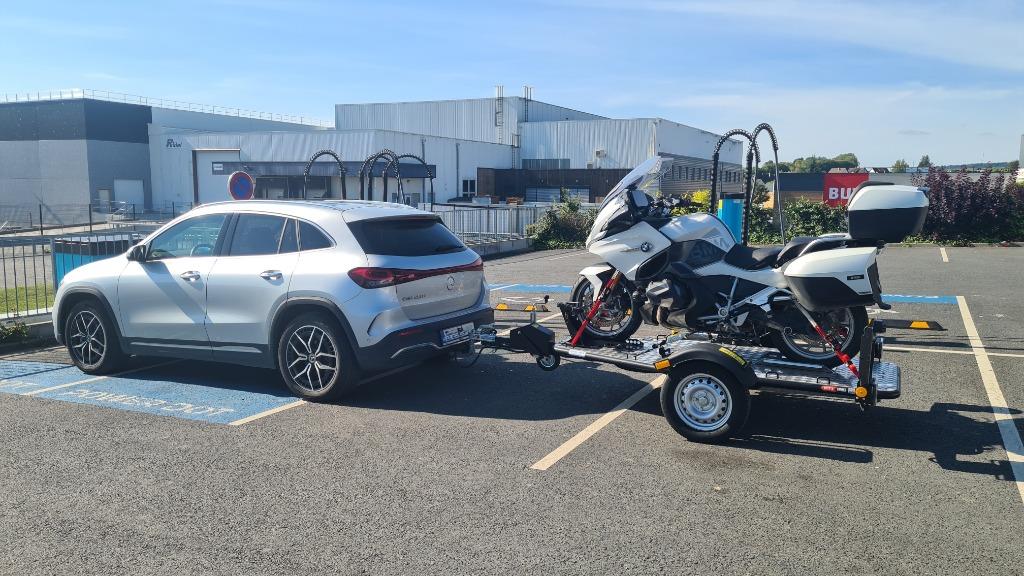 zakbare motortrailer - motoraanhangwagen, Motoren, Ophalen
