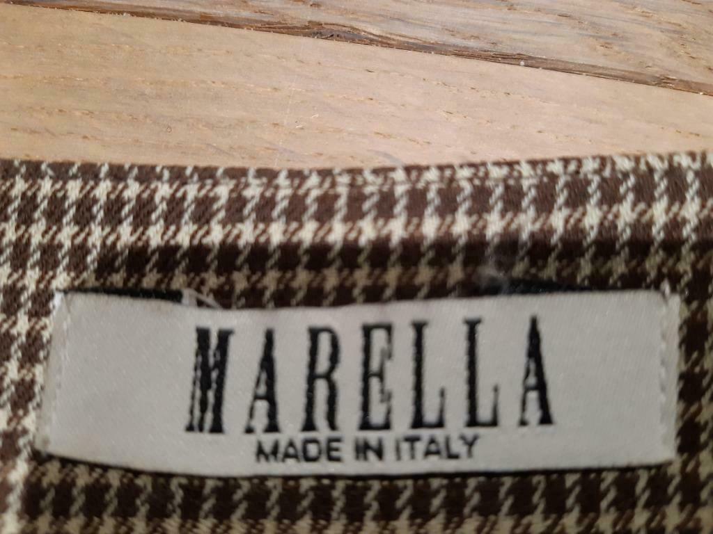 Klassevol Italiaans rokje in bruin tint in maat 40 (B), Bruin, Marella, Gedragen, Boven de knie