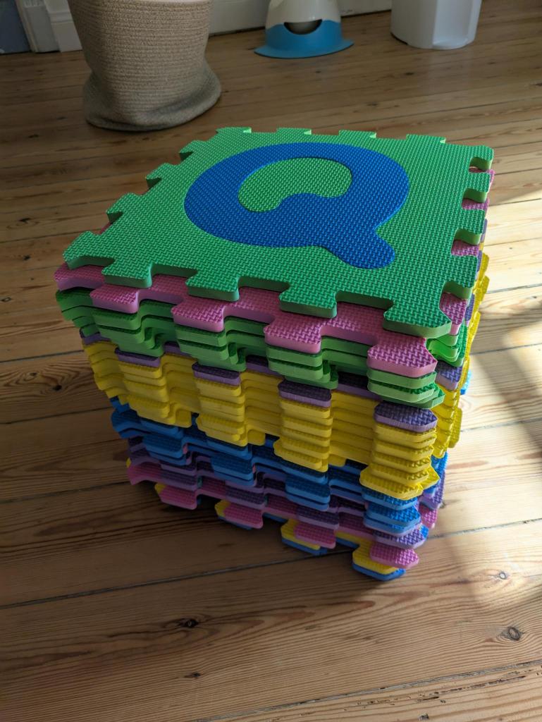 Letterpuzzelmat voor kinderen, Ophalen, Zo goed als nieuw