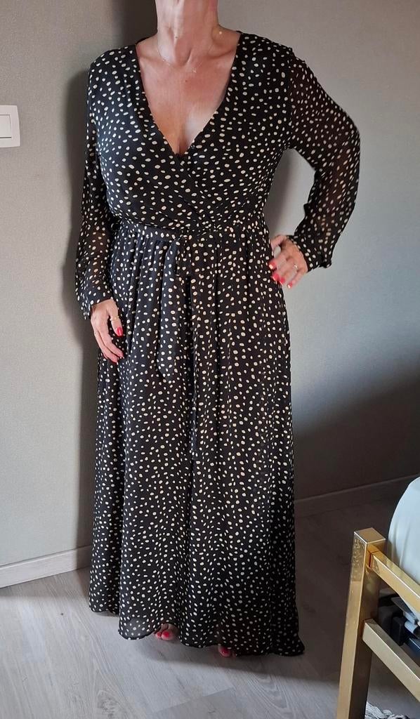 Neuve longue robe noir fluide L, Enlèvement ou Envoi, Neuf, Noir