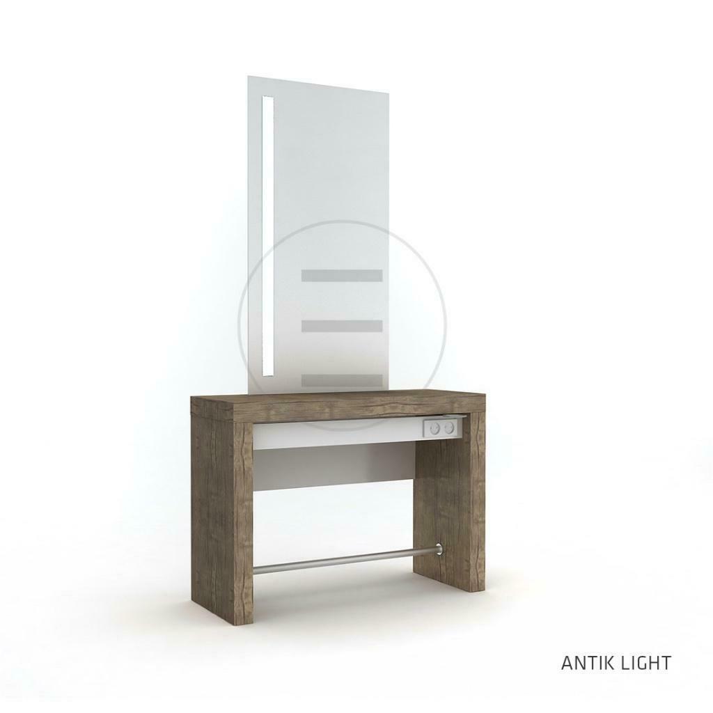 kaptafel knipspiegel kapper kapsalon kapster hout spiegel, Ophalen of Verzenden, Nieuw