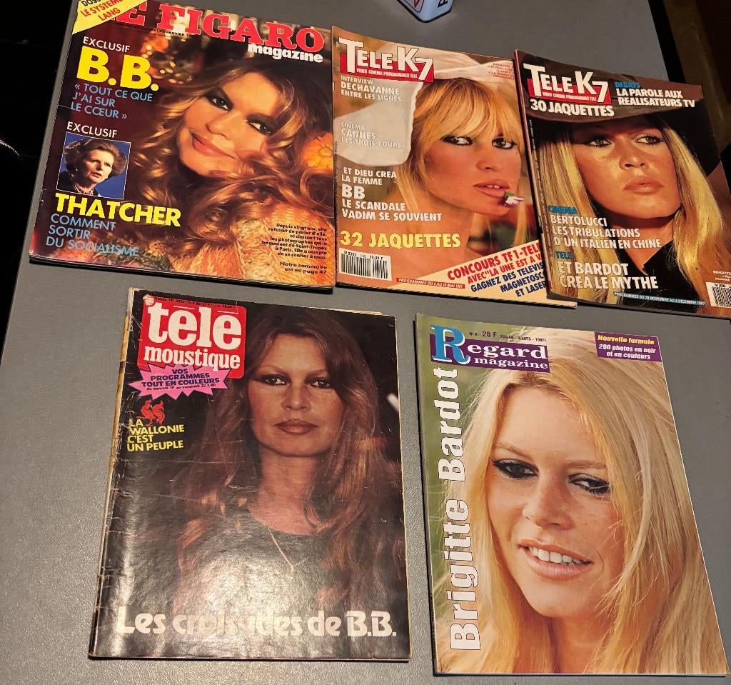 Brigitte Bardot-tijdschriften, Verzamelen, Ophalen of Verzenden, 1980 tot heden, Tijdschrift