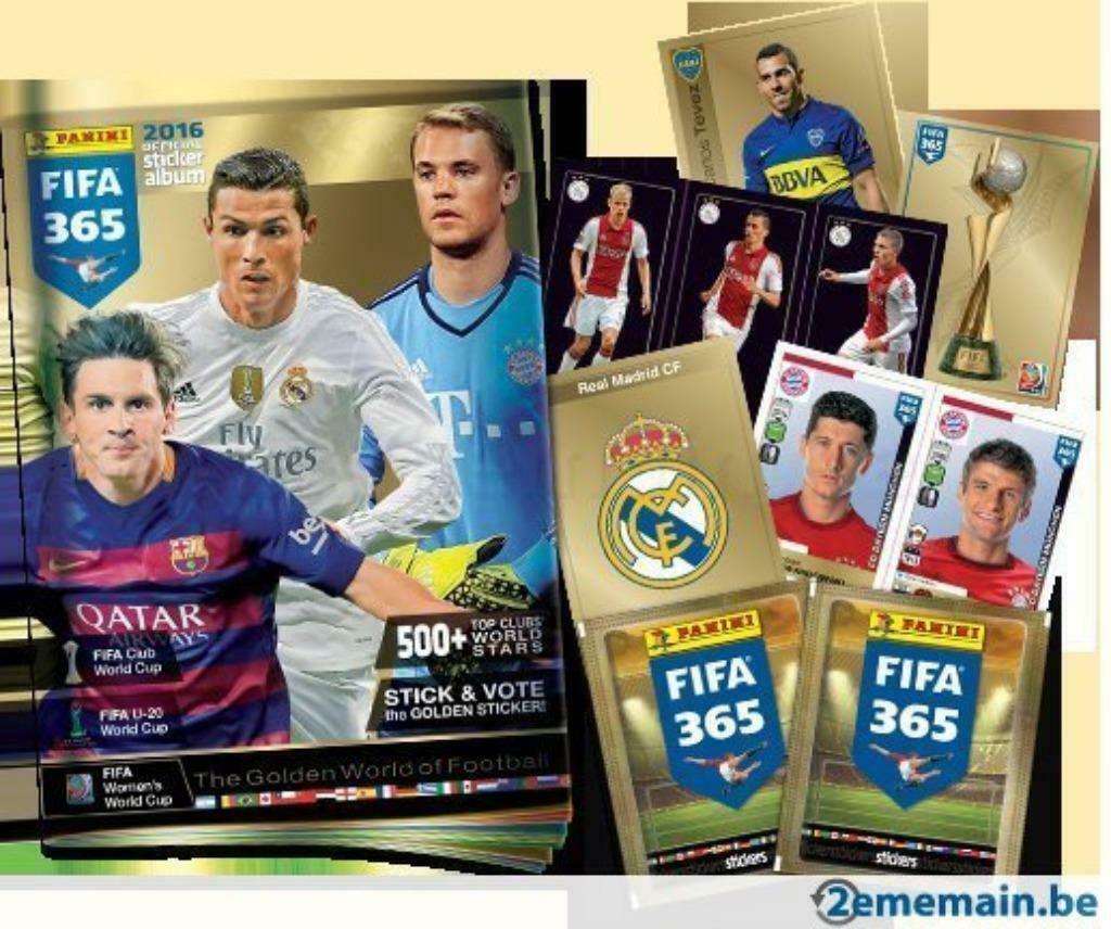 Panini stickers FIFA 365 2016, Hobby & Loisirs créatifs, Jeux de cartes à collectionner | Autre, Neuf, Plusieurs cartes, Envoi