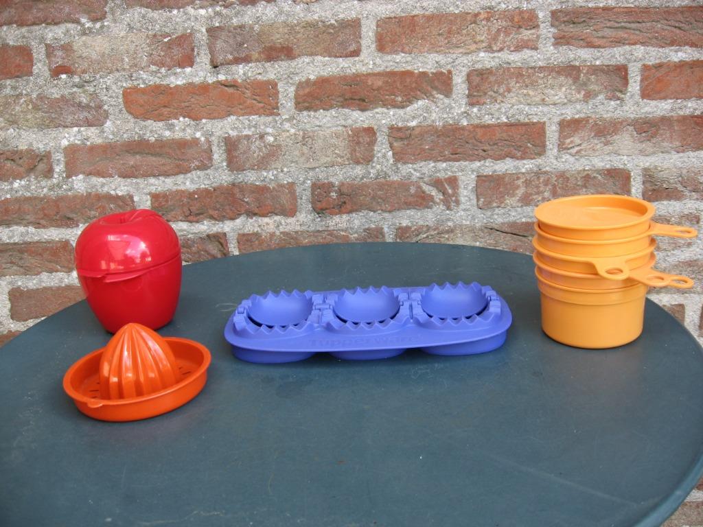 tupperware: appeldoosje, koksmaatje, crousty party, Huis en Inrichting, Keuken | Tupperware, Ophalen of Verzenden, Zo goed als nieuw
