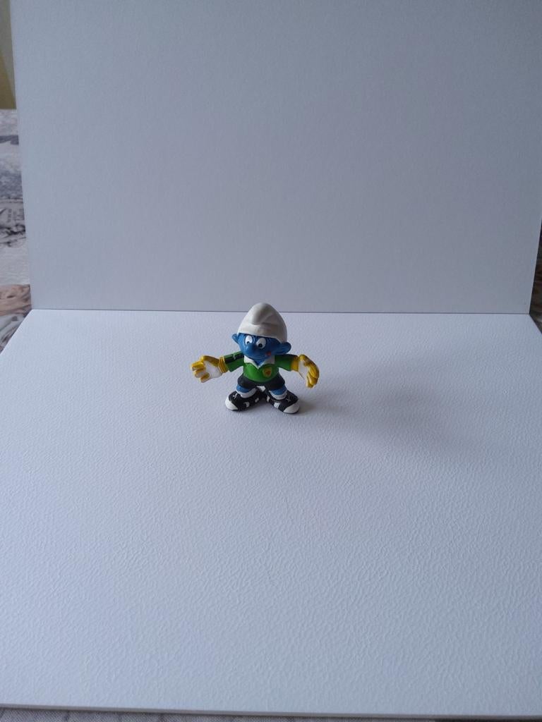 Schtroumpf Football Gardien, Enlèvement ou Envoi, Comme neuf, Poupée, Figurine ou Peluche