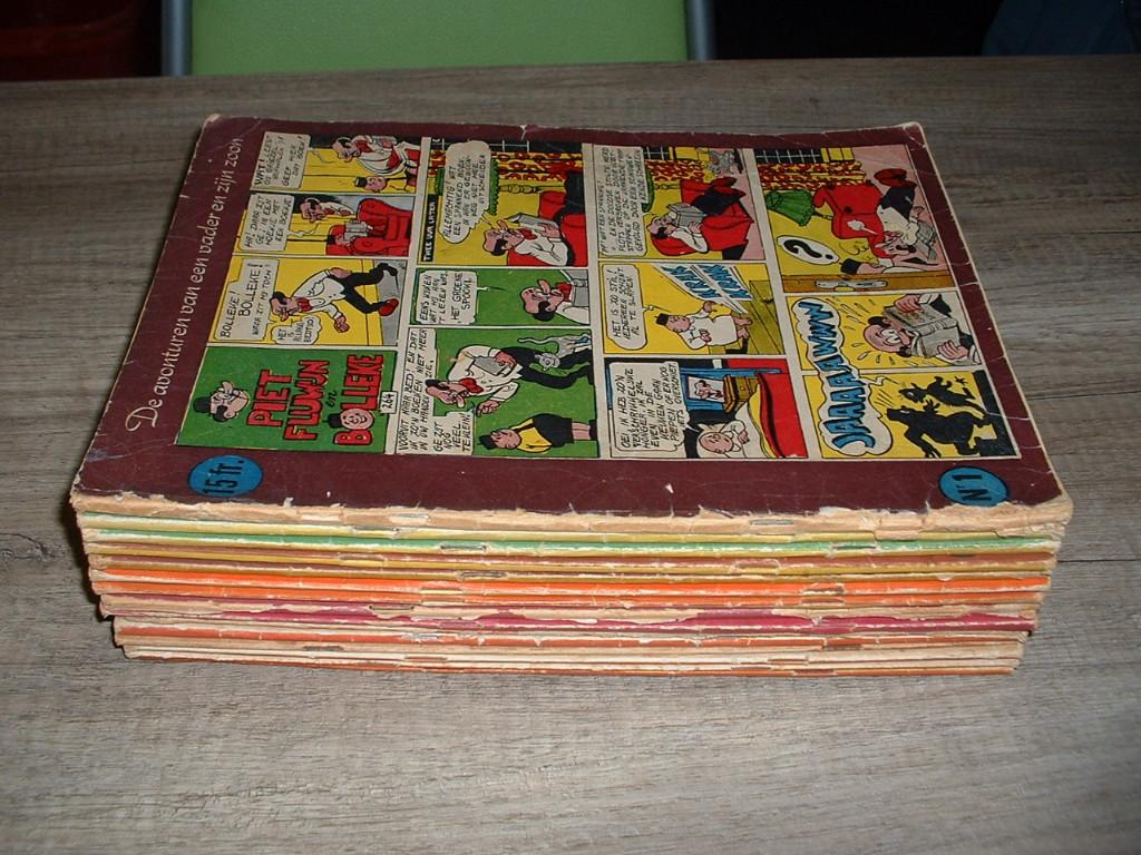 strips piet fluwijn en bolleke het volk uitgave 1e reeks, Boeken, Stripverhalen, Meerdere stripboeken, Ophalen of Verzenden