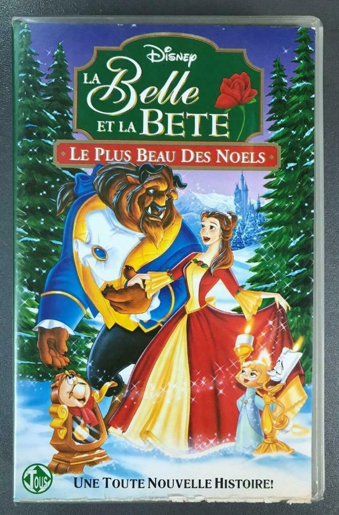 VHS "La Belle et la Bête : Le Plus Beau des Noëls"., Tous les âges, Enlèvement ou Envoi, Dessin animé