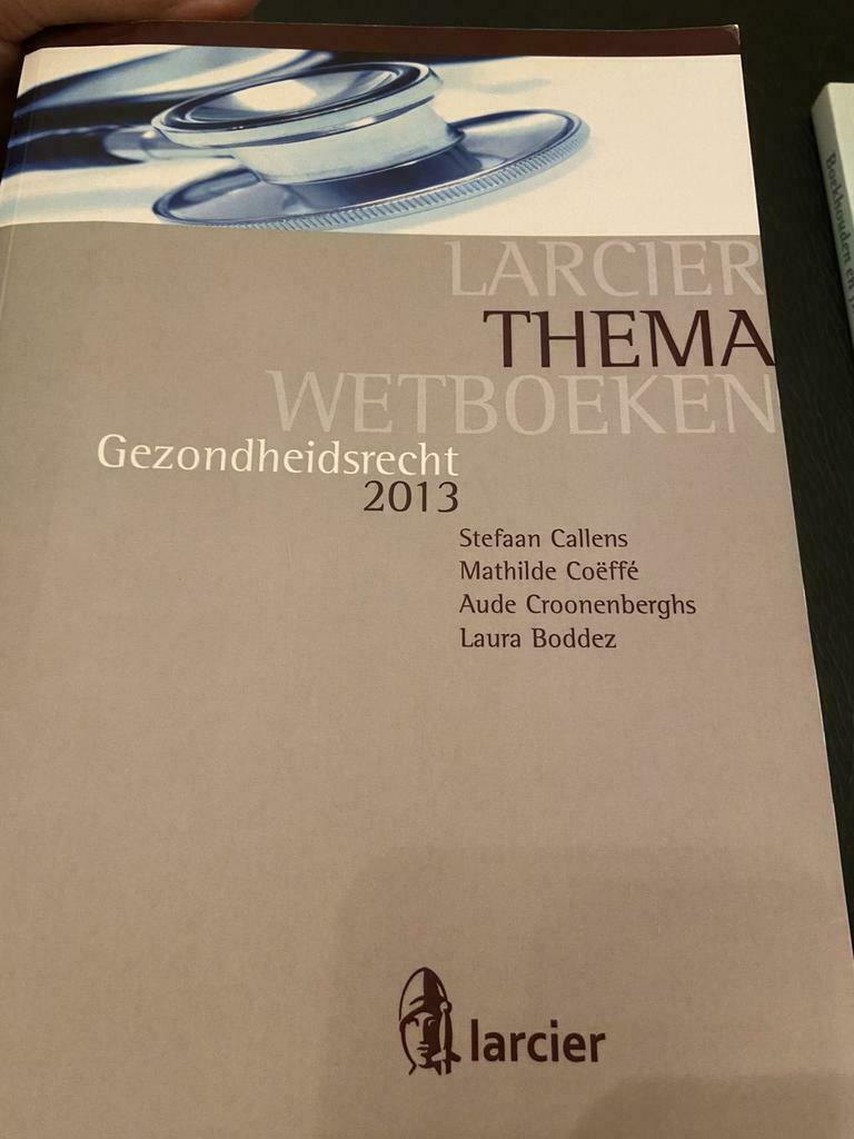 Gezondheidsrecht 2013, Ophalen of Verzenden, Overige uitgevers, Nederlands, Prof. S. Callens