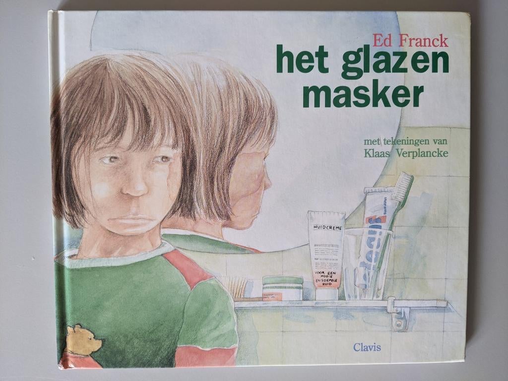 Het glazen masker (thema brandwonden), door Ed Franck, Ophalen of Verzenden