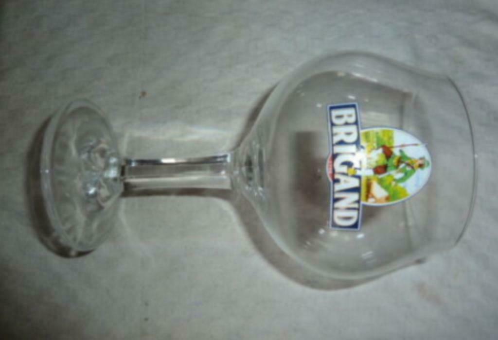 #C bier glas BRIGAND brij Van Honsebrouck Ingelmunster 0.25L, Ophalen of Verzenden, Nieuw, Bierglas