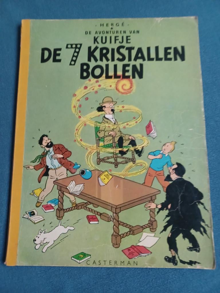 Kuifje: "de 7 kristallen bollen" 1948, Ophalen of Verzenden